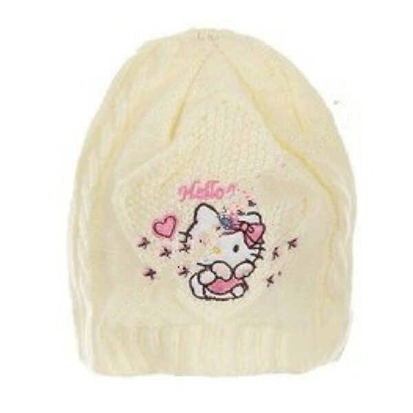 Топла детска шапка Hello Kitty