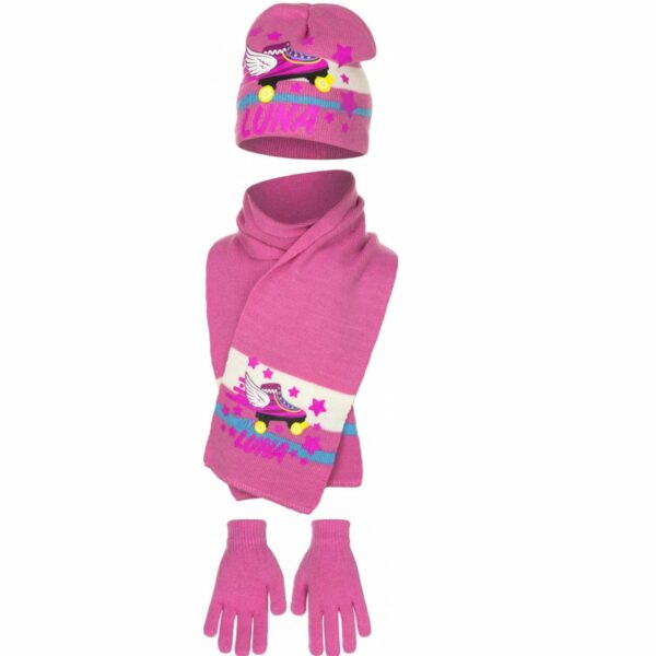 Детски комплект шал, шапка и ръкавици SOY LUNA