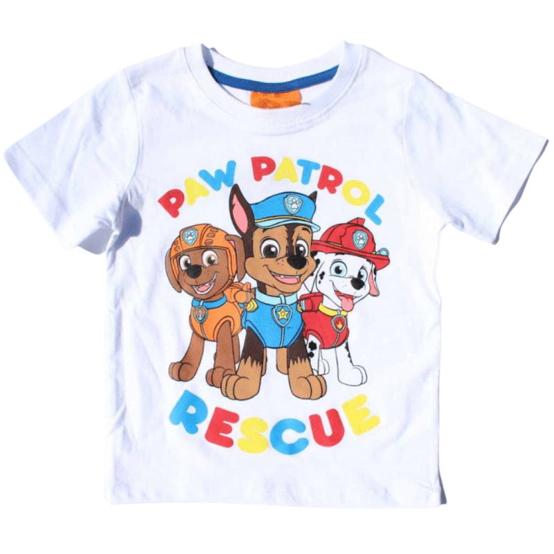 Блуза с къс ръкав PAW PATROL бяла