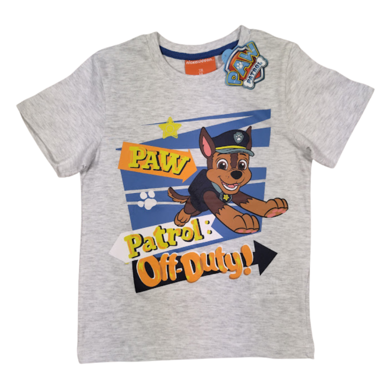 Сива блуза с къс ръкав PAW PATROL